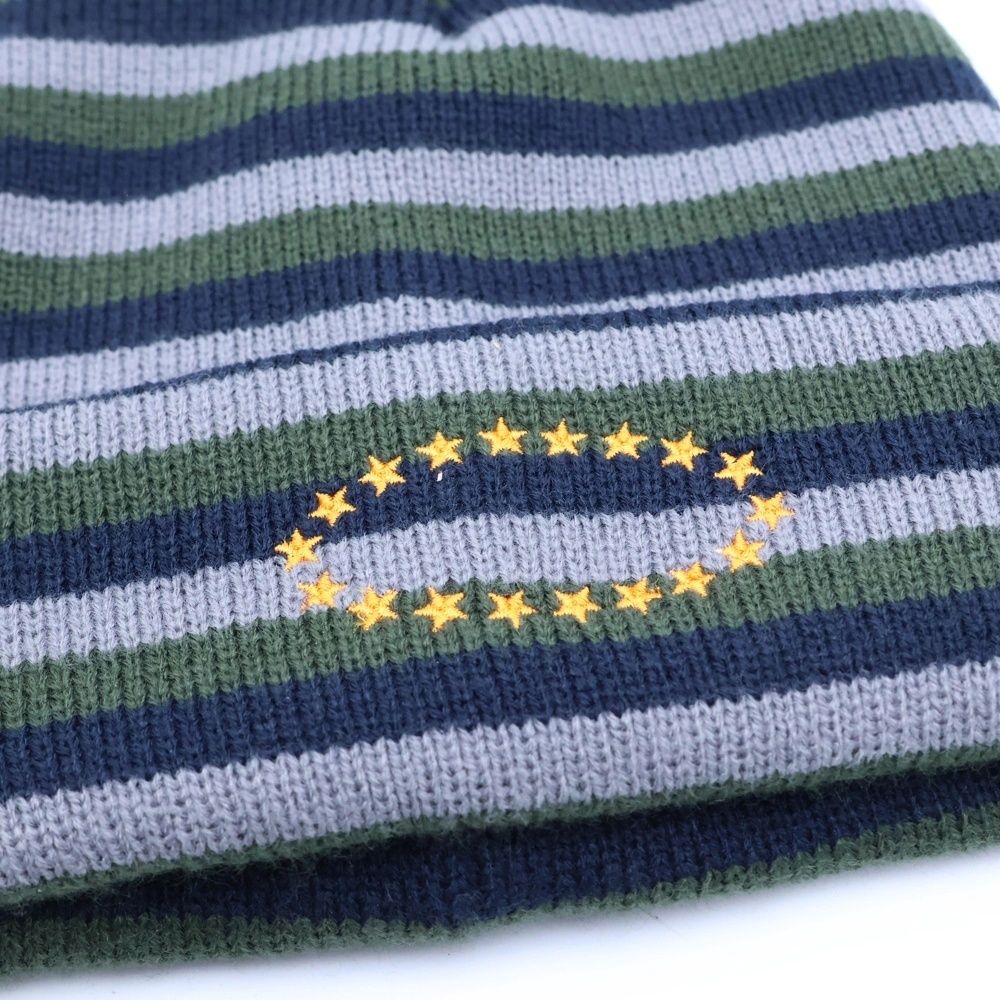 AFB ボーダービーニー AFB (エーエフビー) DOUBLE BEANIE ボーダー ダブル アクリルニット