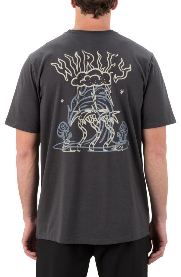ハーレー メンズ トップス Tシャツ Hurley Mens H2ODri Storm Chasing