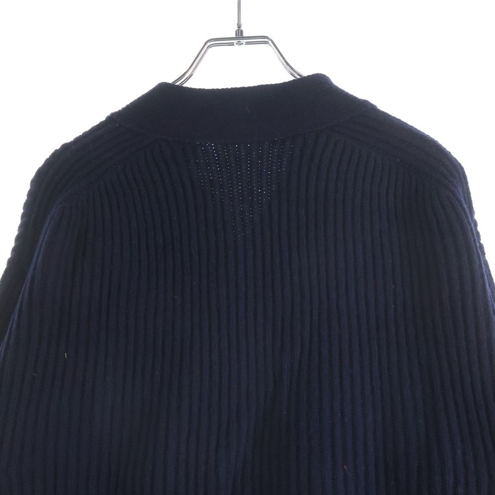 Sacai (サカイ) 23SS フルジップアップ ニットカーディガン ネイビー