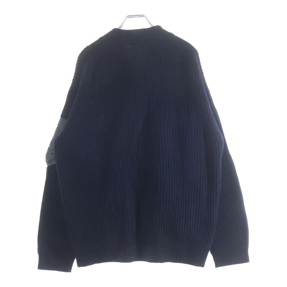 Sacai (サカイ) 23SS フルジップアップ ニットカーディガン ネイビー