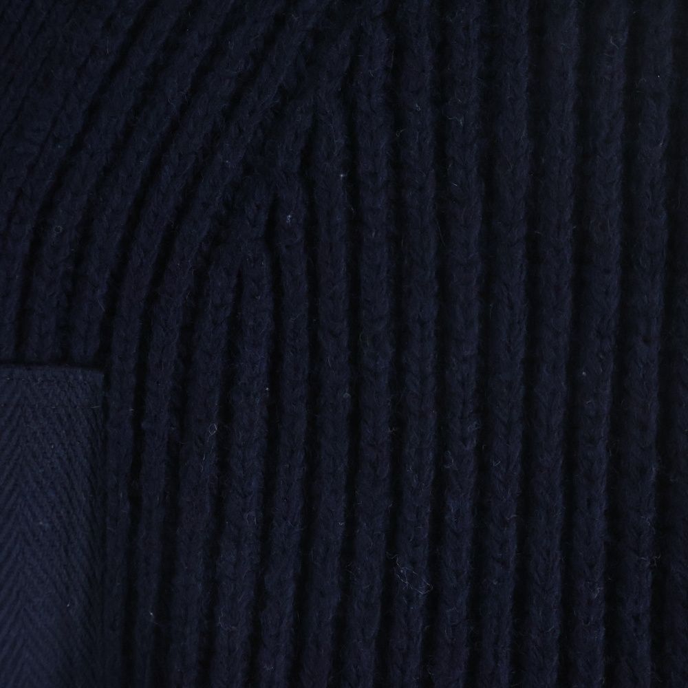 Sacai (サカイ) 23SS フルジップアップ ニットカーディガン ネイビー