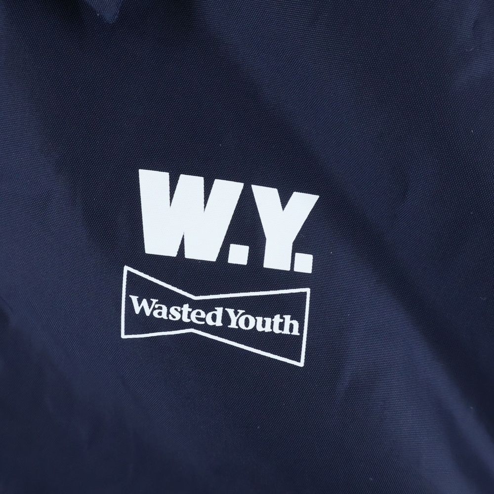 WASTED YOUTH (ウェイステッドユース) COACH JACKET 背面ロゴプリント