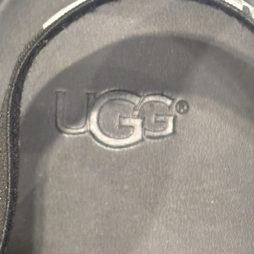 アグ UGG シルバーレイクサンダル 23.5㎝ 黒 ブラック 白 ホワイト