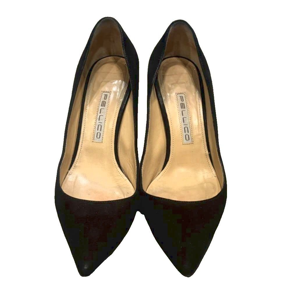 ペリーコ PELLICO パンプス ポインテッドトゥ ハイヒール 36 黒