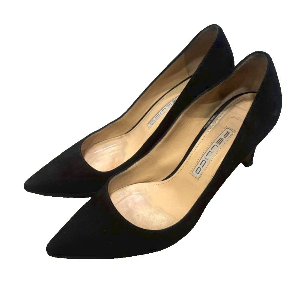 ペリーコ PELLICO パンプス ポインテッドトゥ ハイヒール 36 黒