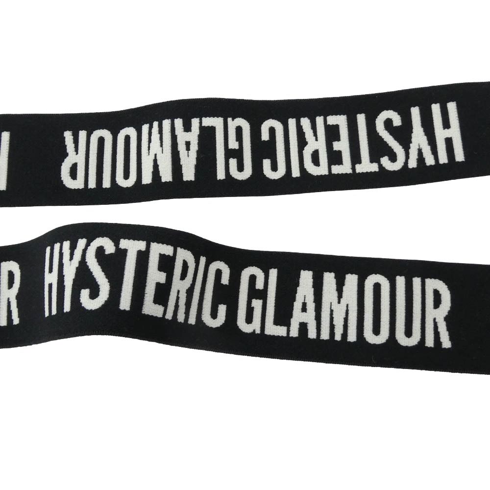 HYSTERIC GLAMOUR ヒステリックグラマー ロゴ サスペンダー ブラック系