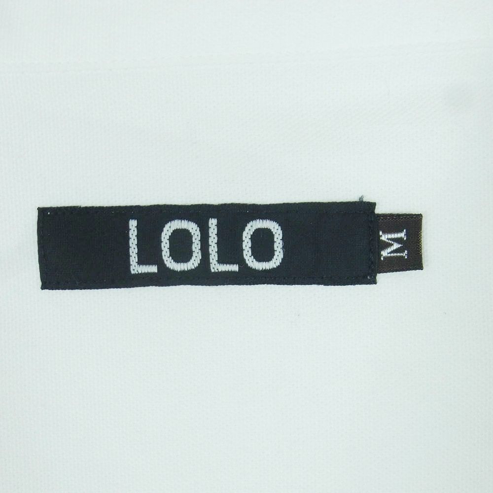 ロロ LOLO LS-3 オックス プルオーバー 長袖 シャツ 日本製 ホワイト系