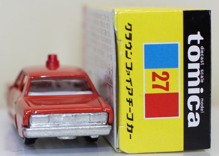 USED 復刻黒箱トミカ 27 クラウン ファイアチーフカー 240001033035