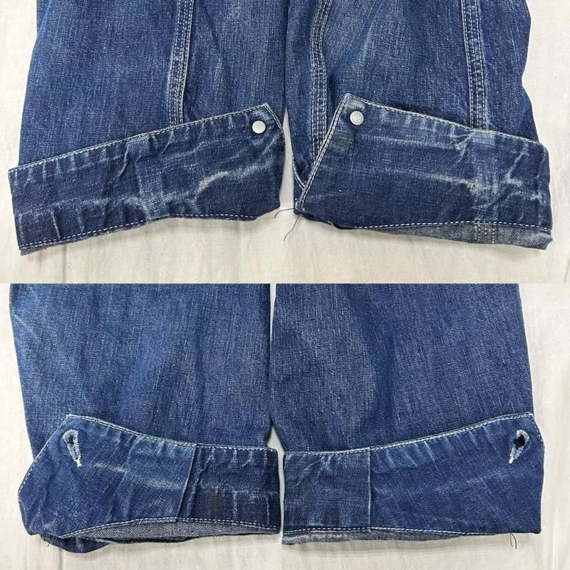 ブルーベル 60s 70s Wrangler カバーオール 裏地無し かんぬき赤