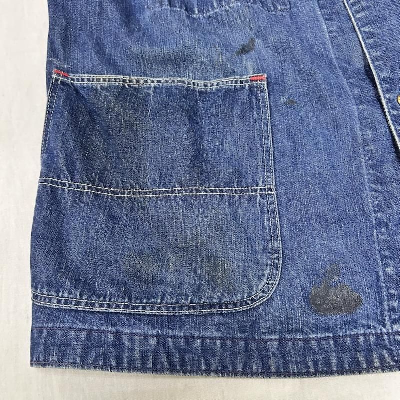 ブルーベル 60s 70s Wrangler カバーオール 裏地無し かんぬき赤