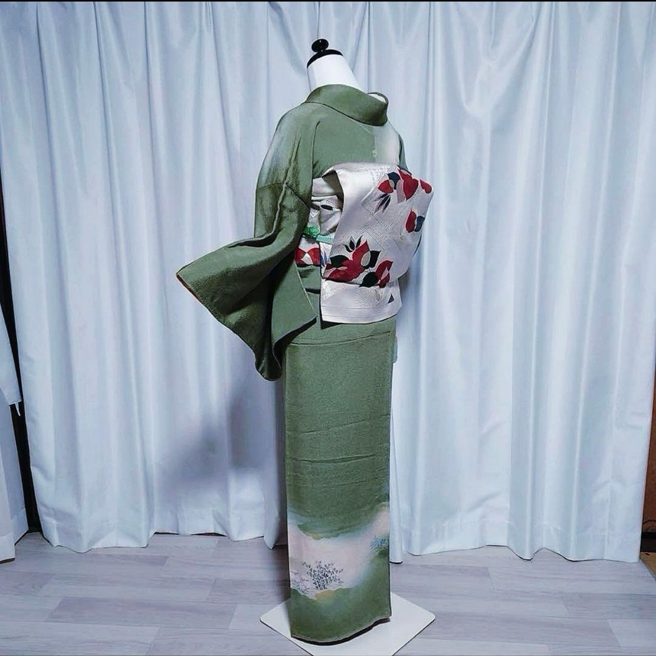 袷 正絹 訪問着 フルセット 4点 M〜L 未使用近い 美品 イ219 - メルカリ