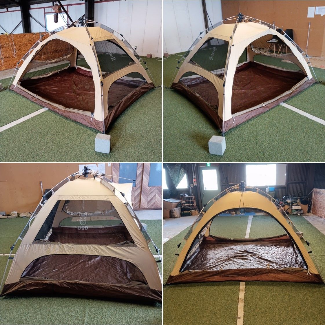 ◇DOD(ディーオーディー) わがやのテントM (タン) T3-982-TN - メルカリ
