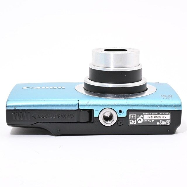 並品＞ Canon PowerShot A2400 IS ブルー｜1600万画素｜光学5倍ズーム