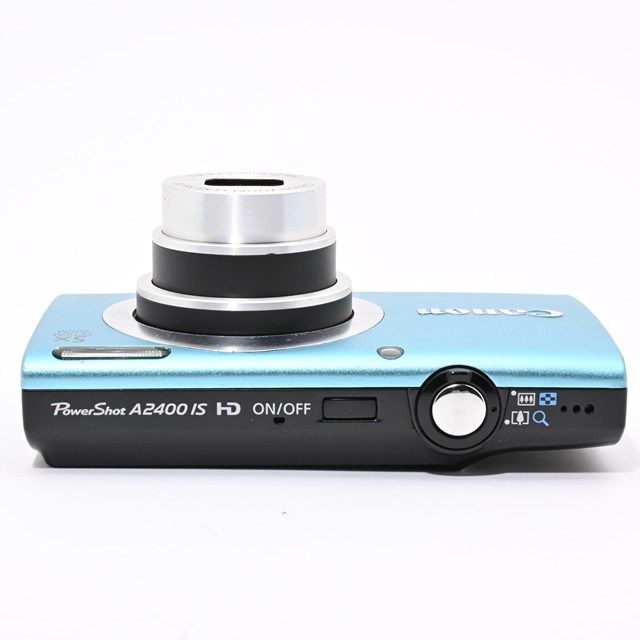 並品＞ Canon PowerShot A2400 IS ブルー｜1600万画素｜光学5倍ズーム