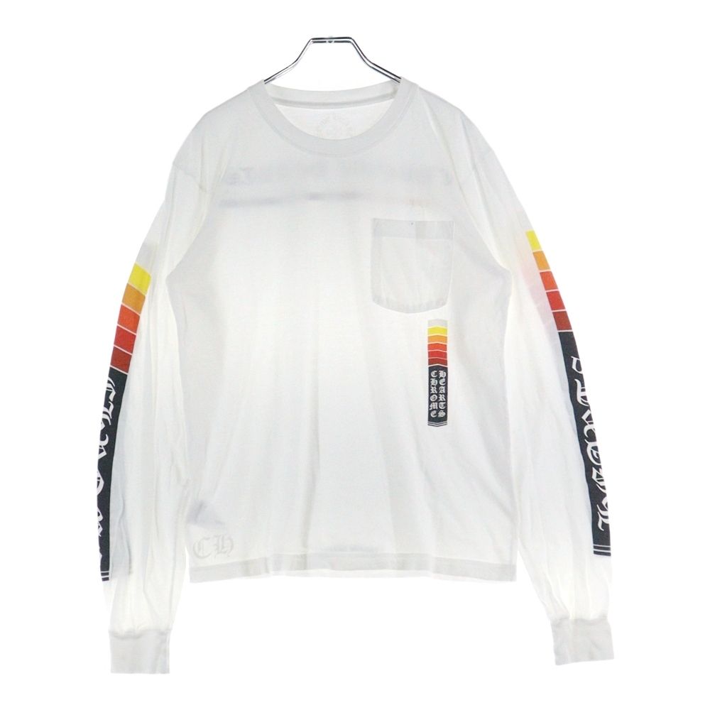 CHROME HEARTS (クロムハーツ) LONG SLEEVE T-SHIRT POCKET HOLLYWOOD