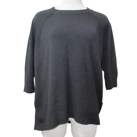 トランジットパーサッチ TRANSIT PARSUCH ニット カットソー 5分袖