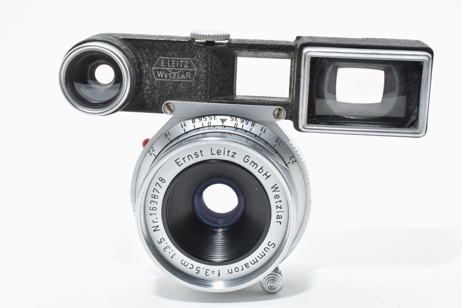 ☆外観極上☆ ライカ Leica Summaron 3.5cm 35mm F3.5 メガネ付 眼鏡