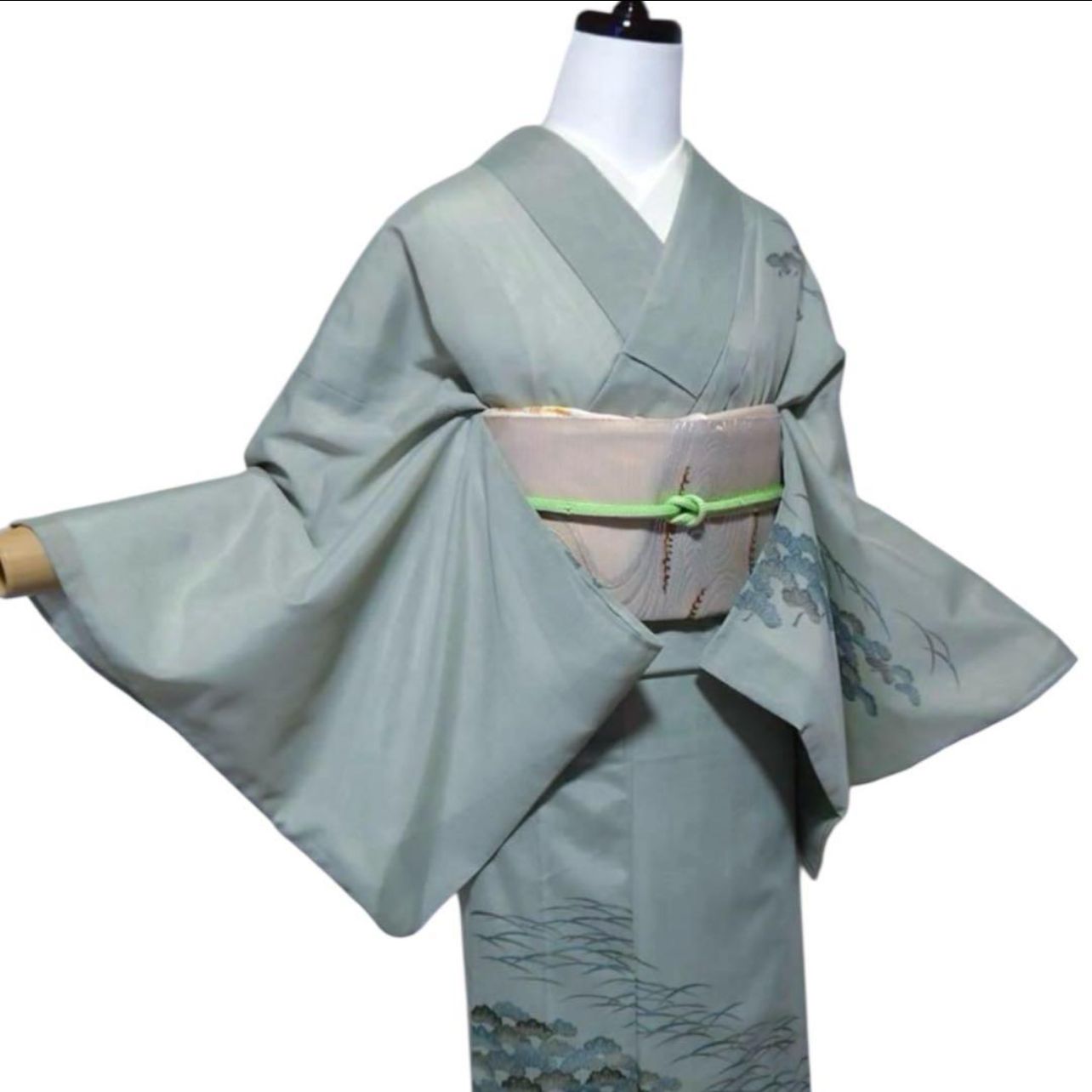 薄物 夏着物 化繊 絽 訪問着 フルセット 4点 S〜L イ214 - メルカリ