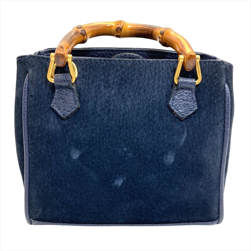 グッチ GUCCI バンブー ミニ ショルダーバッグ スウェード レザー 007