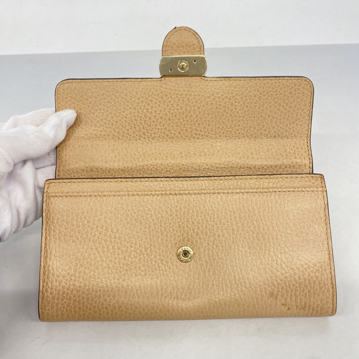 6bc3904-k】グッチ 長財布 インターロッキングG 598166 レザー