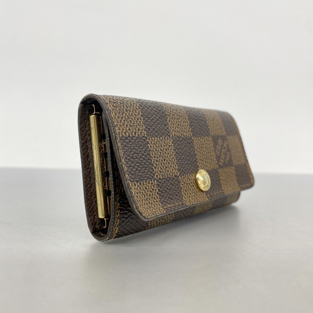 6bc3956】ルイヴィトン キーケース ダミエ ミュルティクレ4 N62631