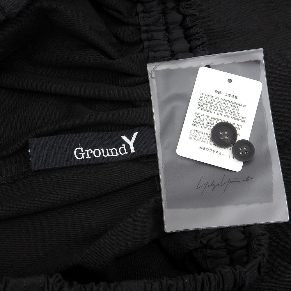Ground Y グラウンドワイ 美品 コットン ドローストリング サルエル