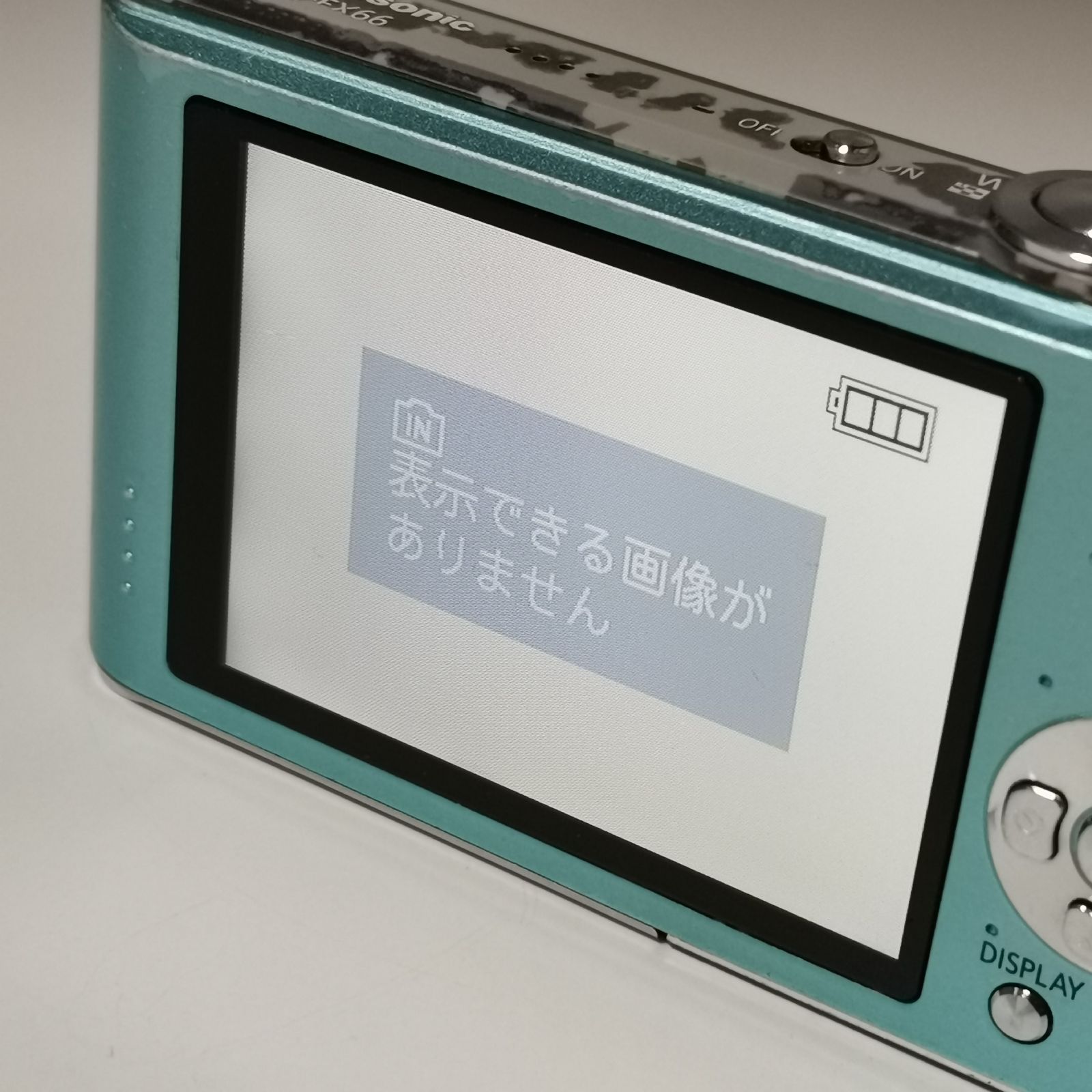 Panasonic LUMIX DMC-FX66 カメラ コンデジ 水色 動作確認済み SD