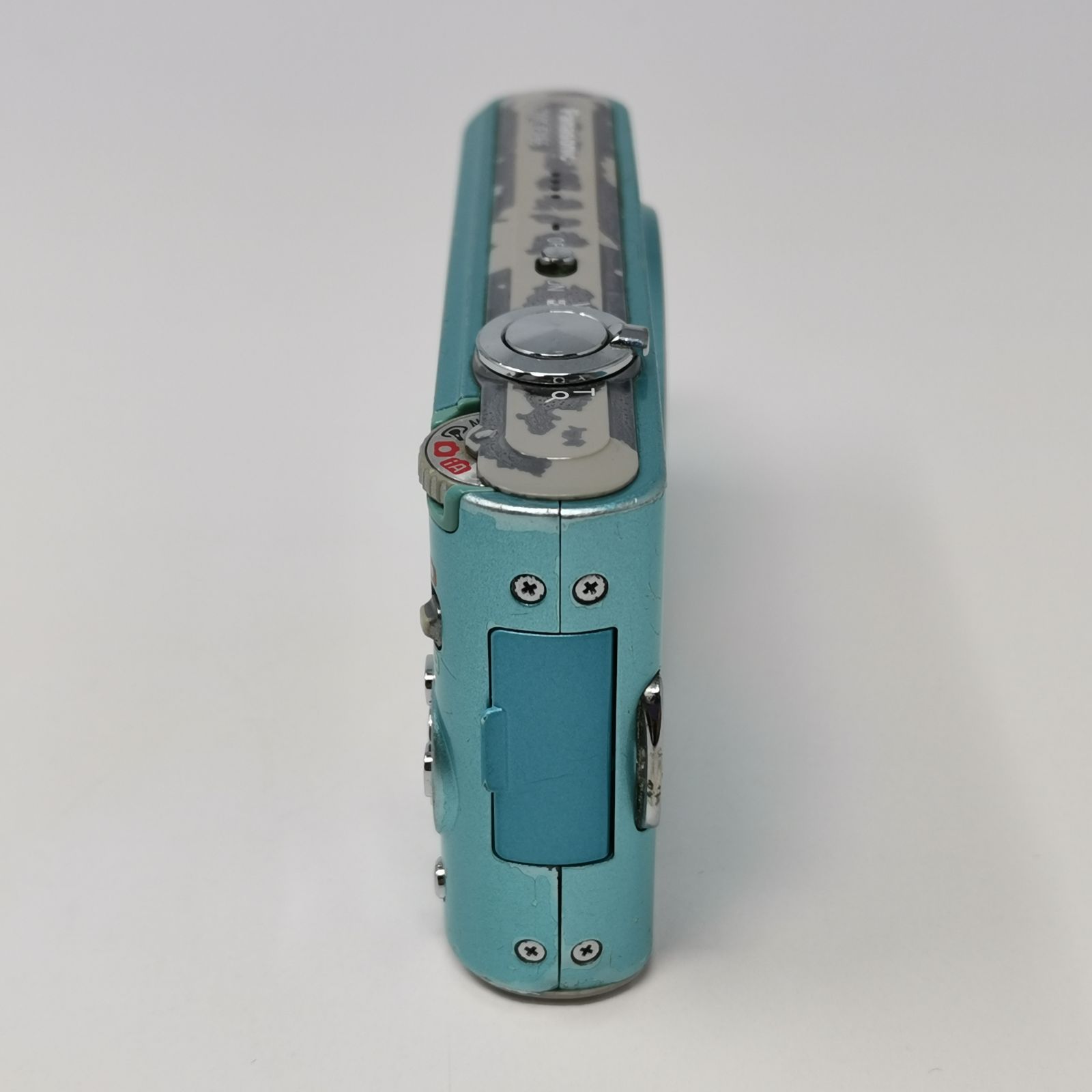 Panasonic LUMIX DMC-FX66 カメラ コンデジ 水色 動作確認済み SD