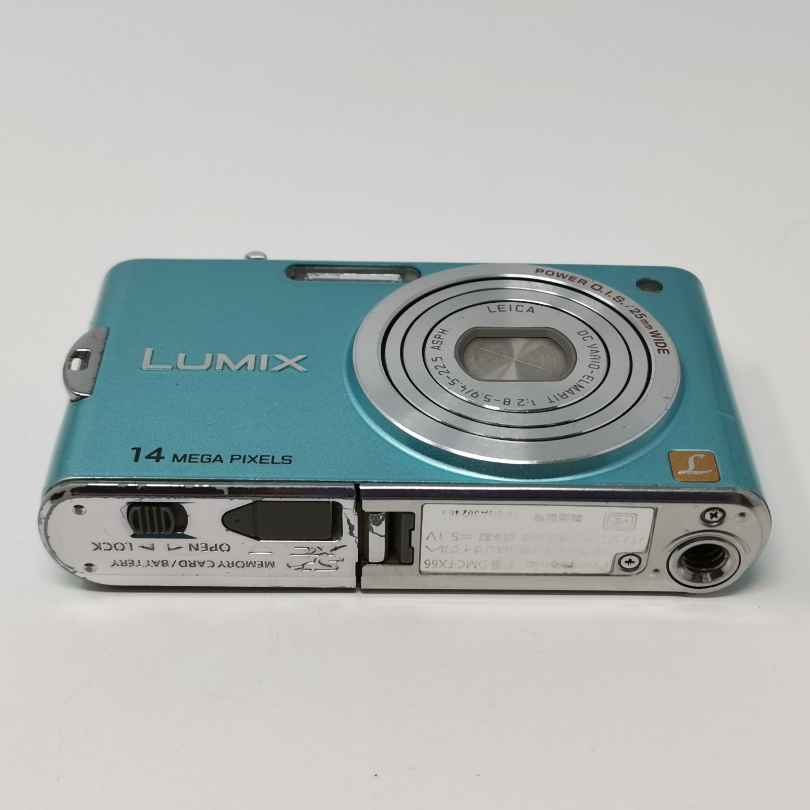 Panasonic LUMIX DMC-FX66 カメラ コンデジ 水色 動作確認済み SD Panasonic LUMIX DMC-FX66 カメラ コンデジ 水色 動作確認済み SD