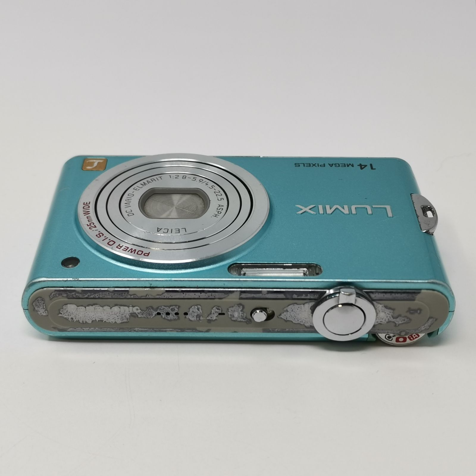 Panasonic LUMIX DMC-FX66 カメラ コンデジ 水色 動作確認済み SD