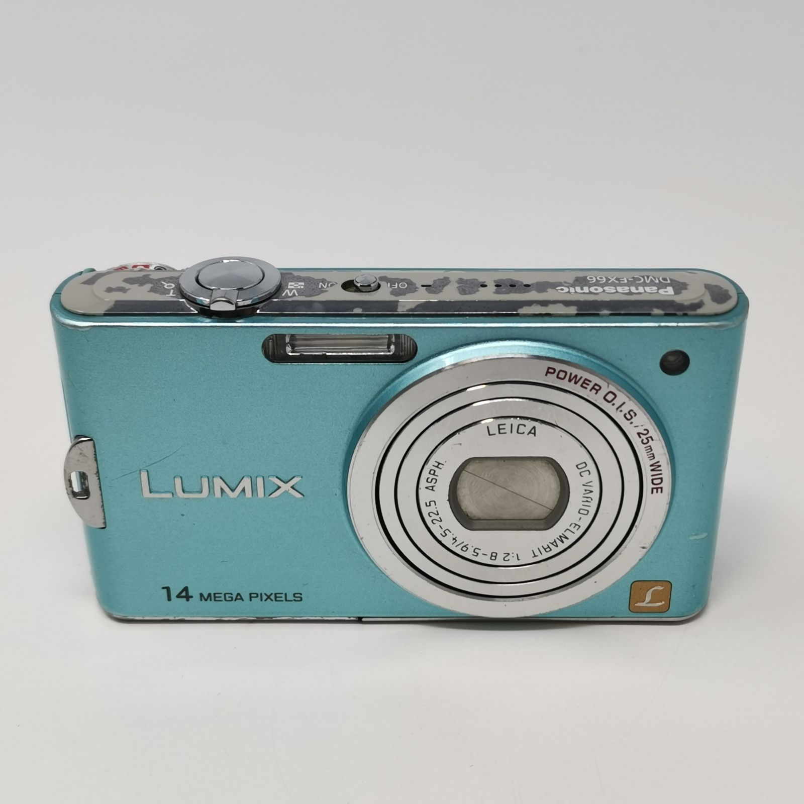 A*i様 ✨極美品✨Panasonic LUMIX DMC-FX66 ブルー動作 Panasonic LUMIX DMC-FX66 カメラ コンデジ 水色 動作確認済み SD