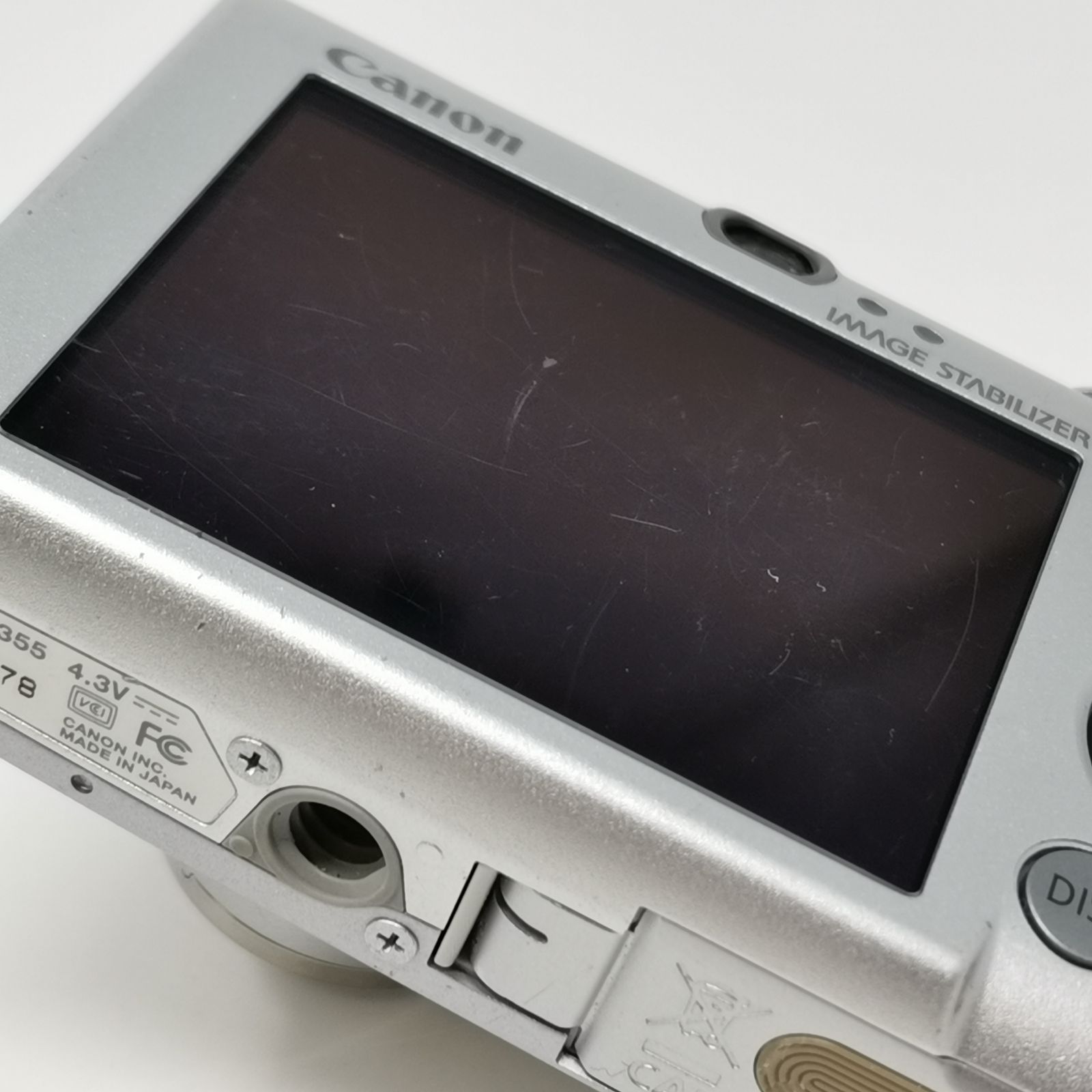 ジャンク Canon IXY DIGITAL 110 is PC1355 SDカードなし 通電確認済み