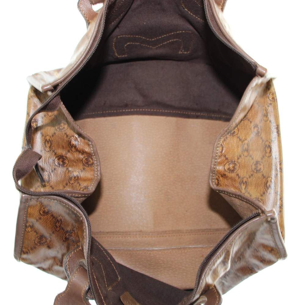 モラビト MORABITO ミニボストンバッグ ハンド レザー Mマーク柄