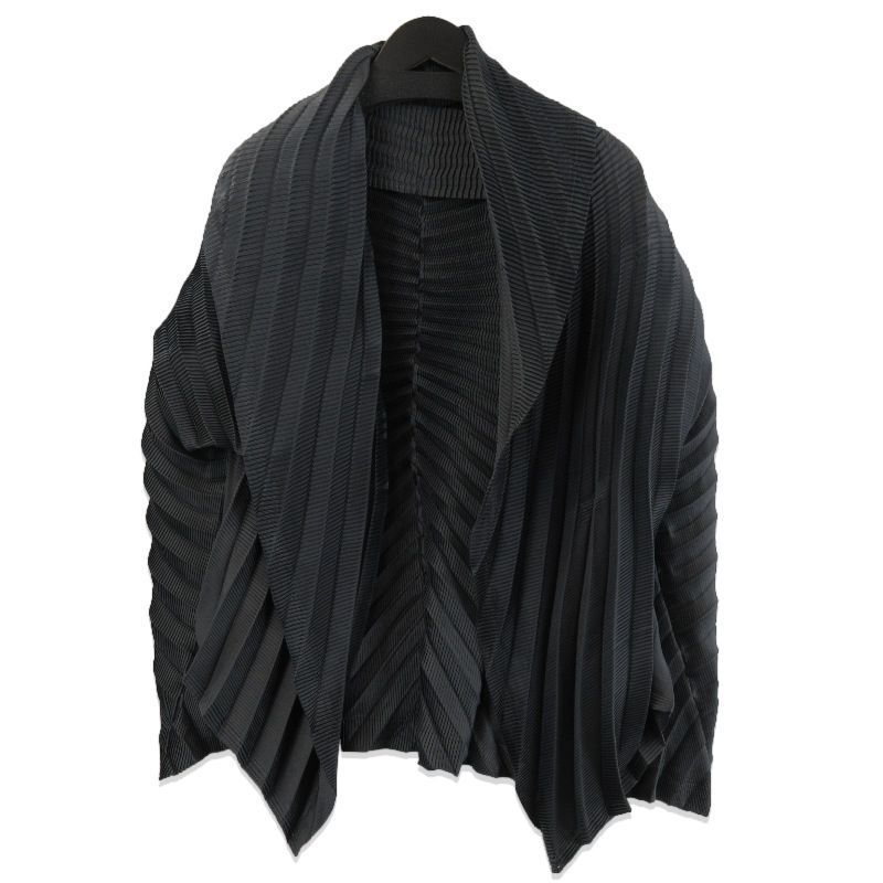 ISSEY MIYAKE プリーツプリーズ イッセイミヤケ カーディガン