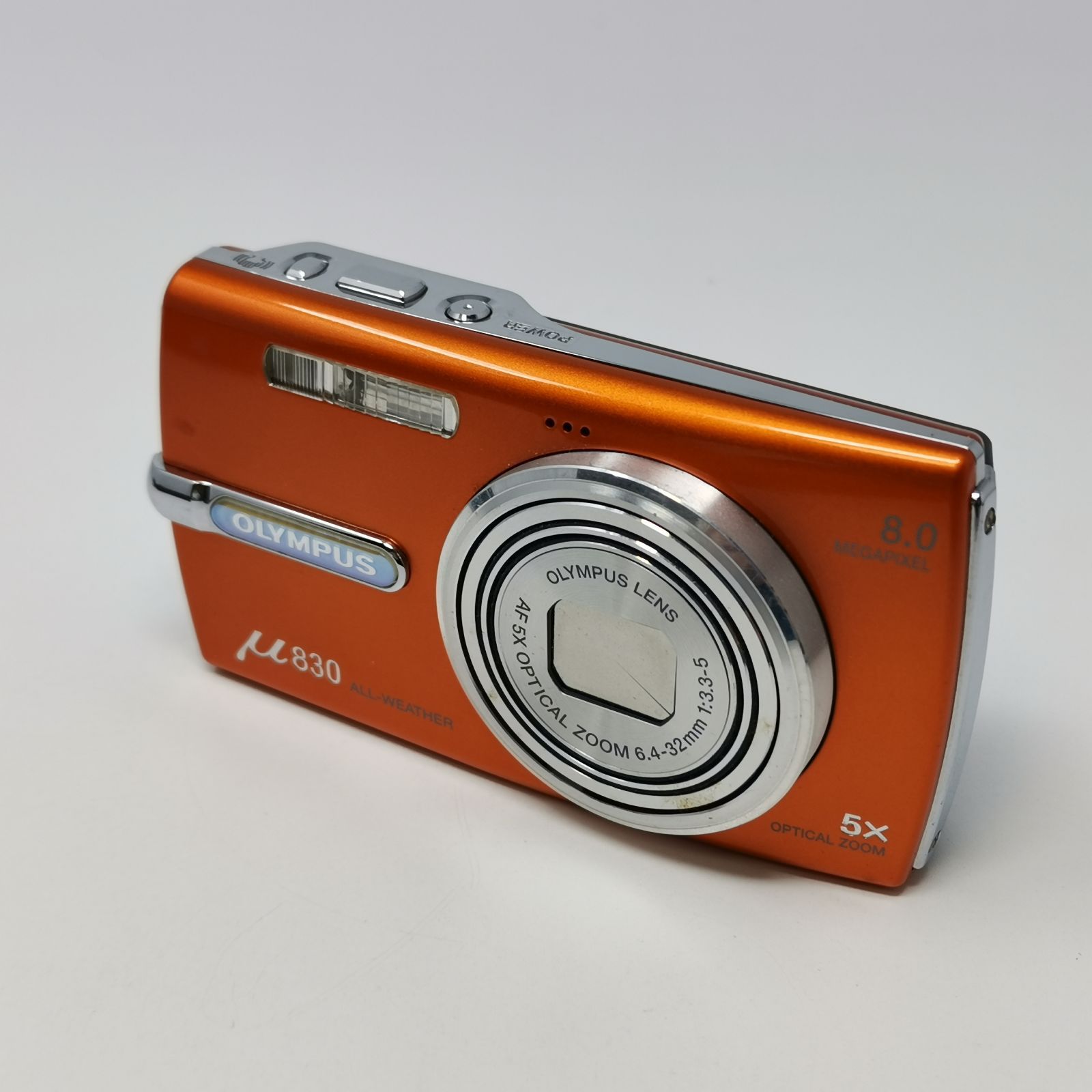 動作品】 OLYMPUS オリンパス μ830 デジタルカメラ オレンジ 【公式通販】