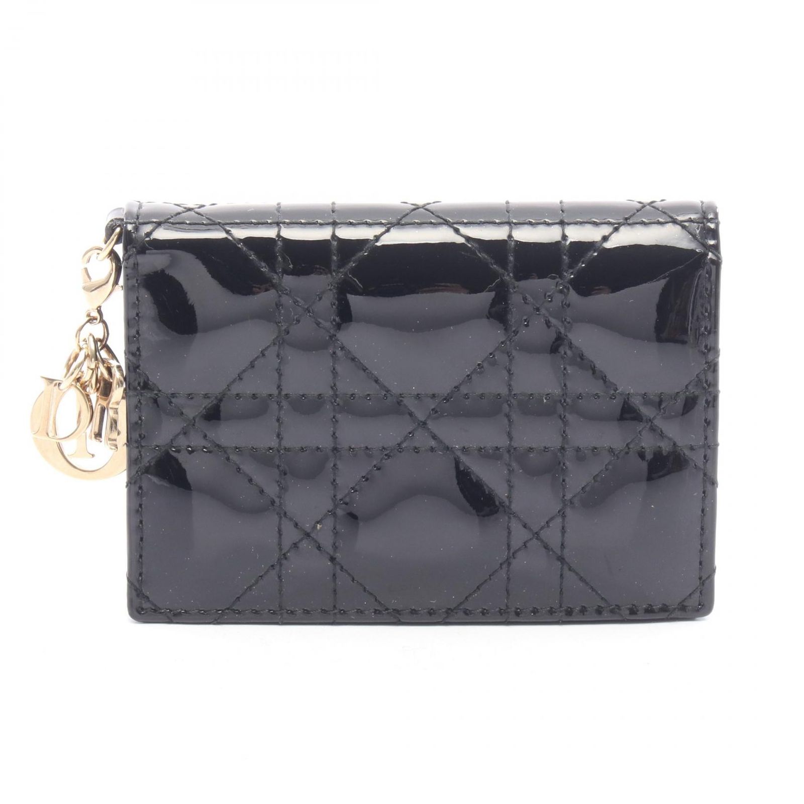 ディオール Dior カードケース レディディオール カナージュ ブラック