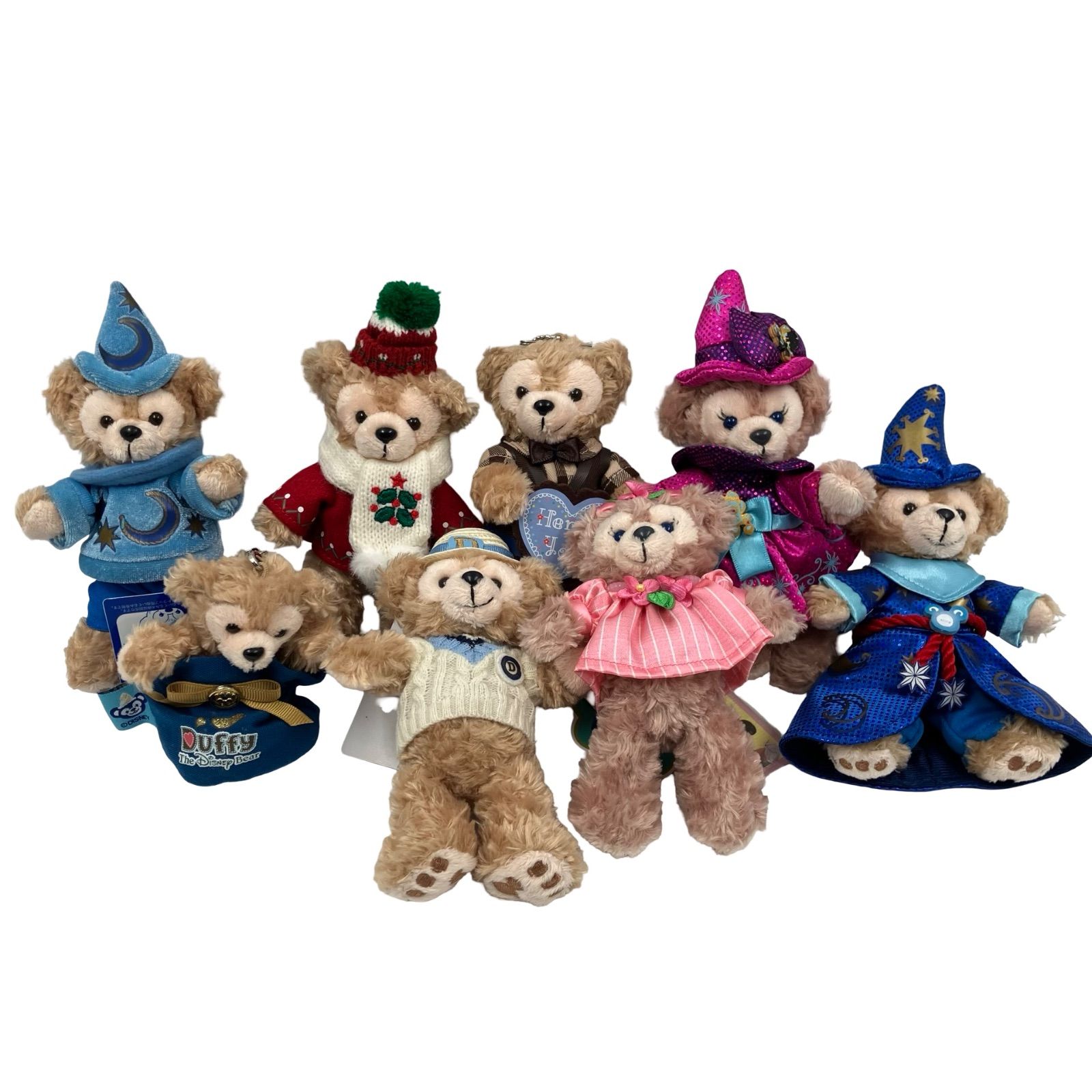 ダッフィー シェリーメイ ぬいぐるみ バッジ ディズニー 8点まとめ売り 