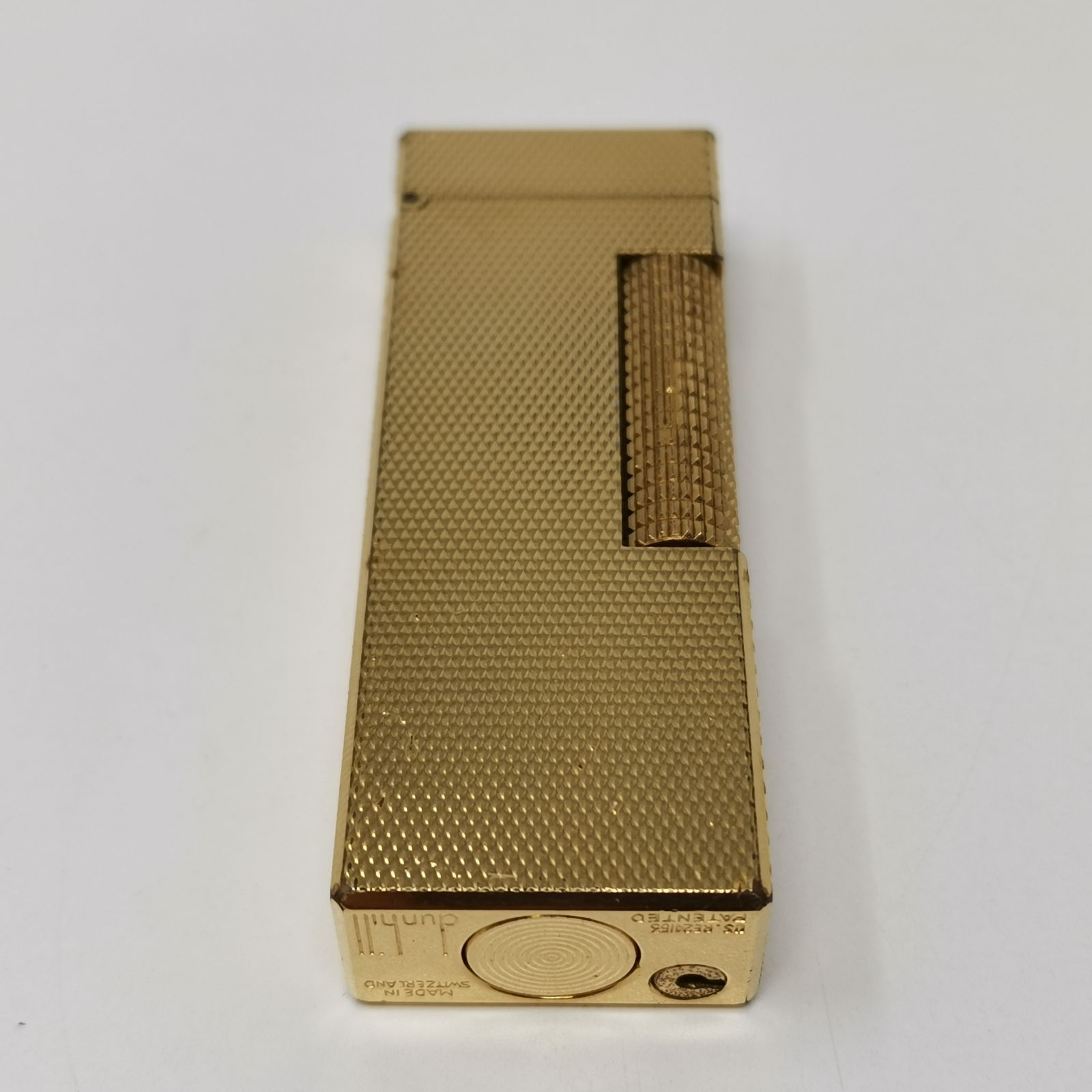 ☆dunhill ダンヒル ライター ガスライター ゴールドカラー 中古品 