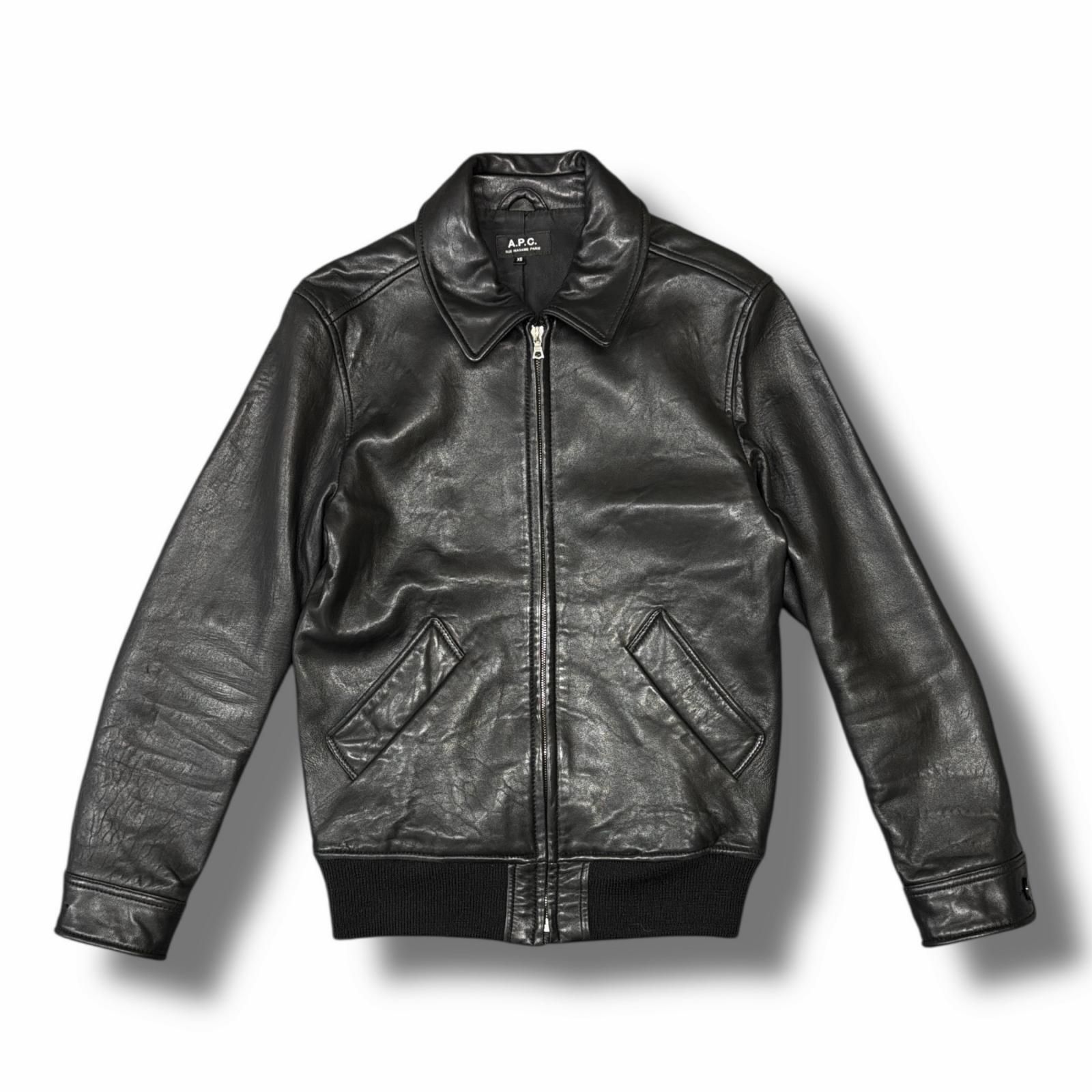APC レザージャケット xs モトブルゾン｜HOMME ｜A.P.C. 