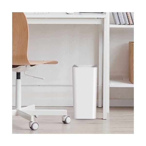 （まとめ） アスベルルクレールCV スリム 9.5L ホワイト A620881 1台 〔×3セット〕