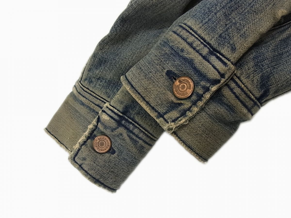 90年代◇HYSTERIC GLAMOUR KINKY JEANS ユーズド加工 デニム シャツ