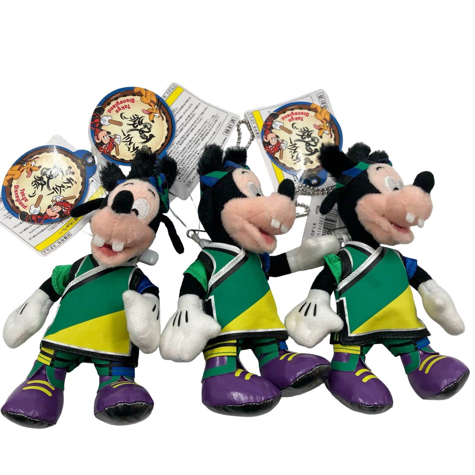 ディズニー ぬいぐるみ バッジ ミッキー デイジー ドナルド プルート