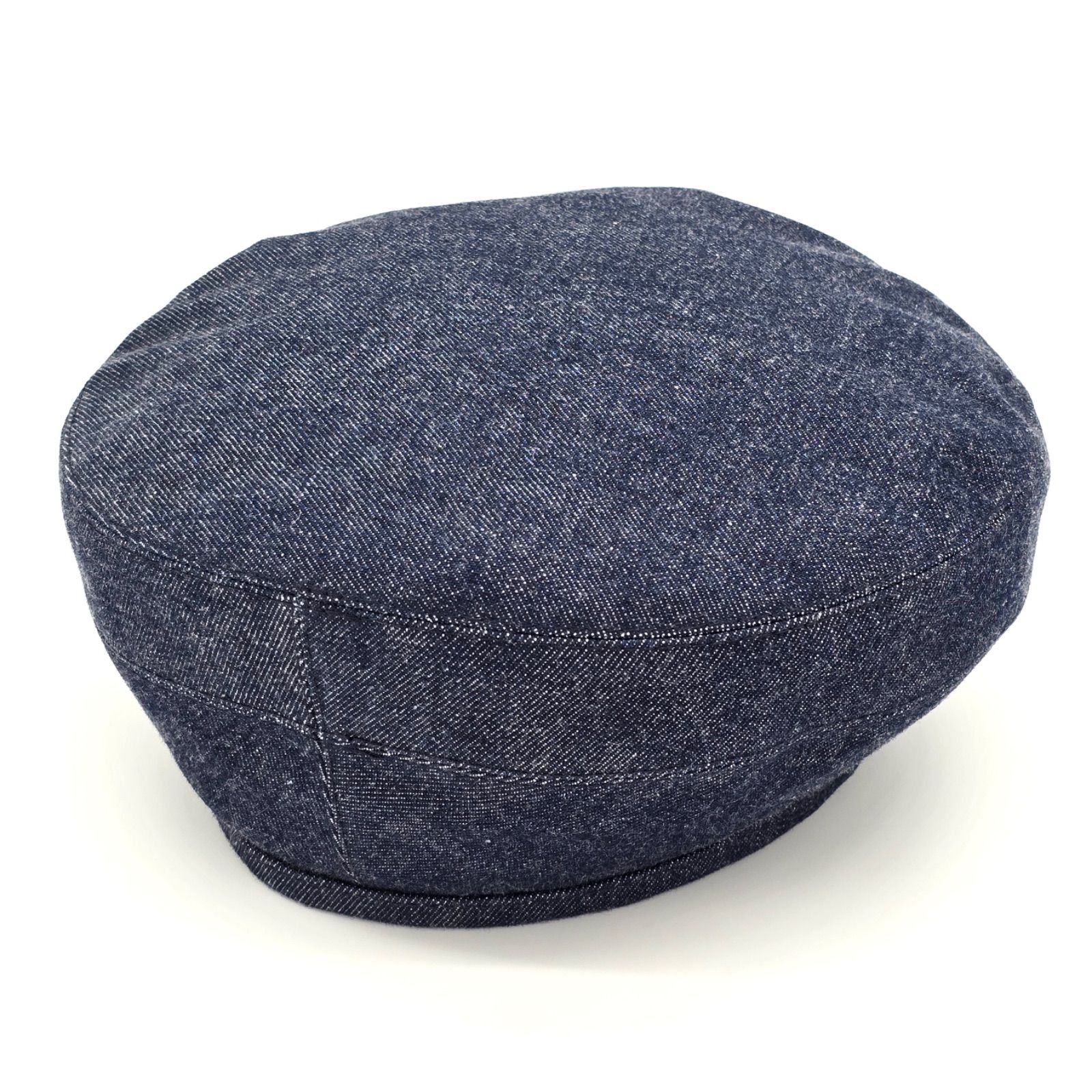 HERMES エルメス H221017N ベレー帽 サントノーレ キャップ 56 デニム