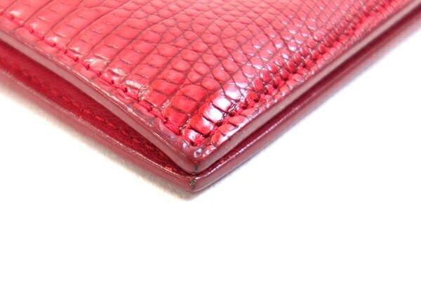BOTTEGA VENETA レザー折り財布 レッド ボッテガヴェネタ 二つ折り財布 193642 レッド - メルカリ