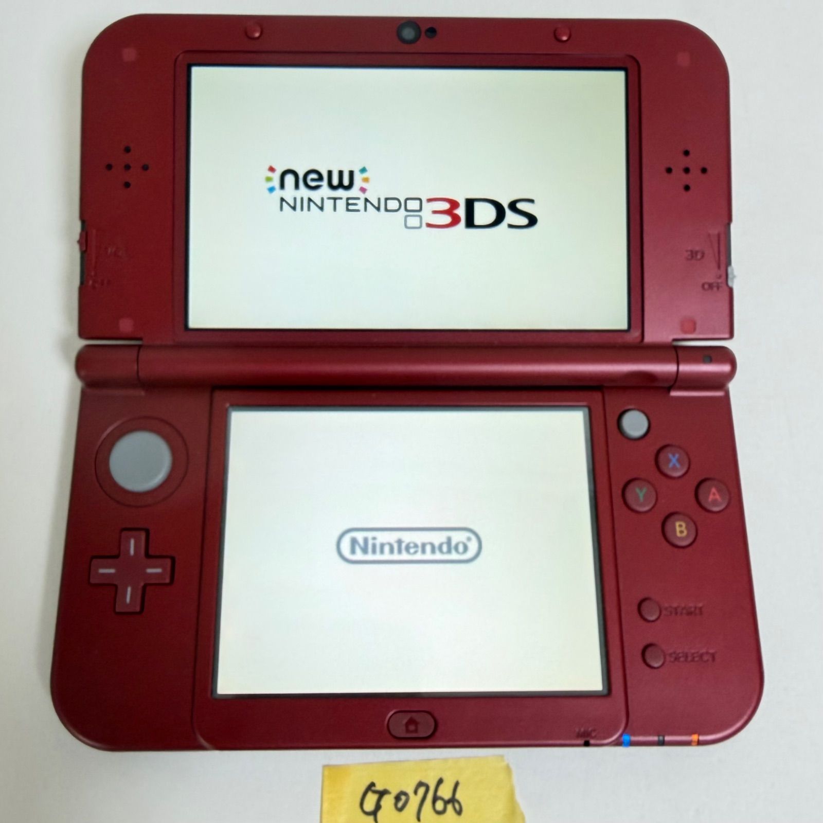 G0766】上下IPS液晶 Newニンテンドー3DS LL メタリックレッド - メルカリ