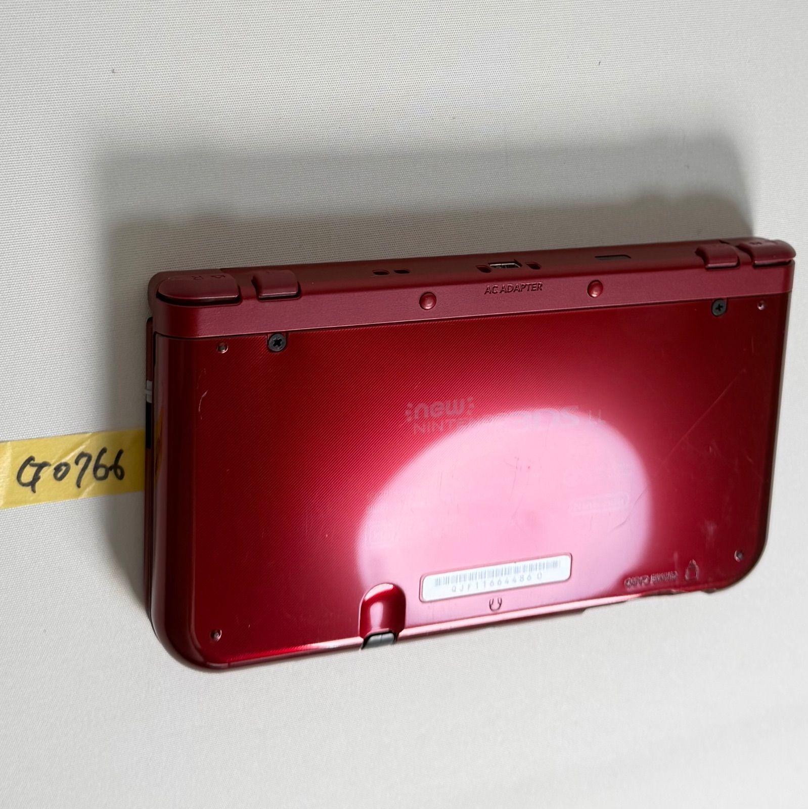 G0766】上下IPS液晶 Newニンテンドー3DS LL メタリックレッド - メルカリ