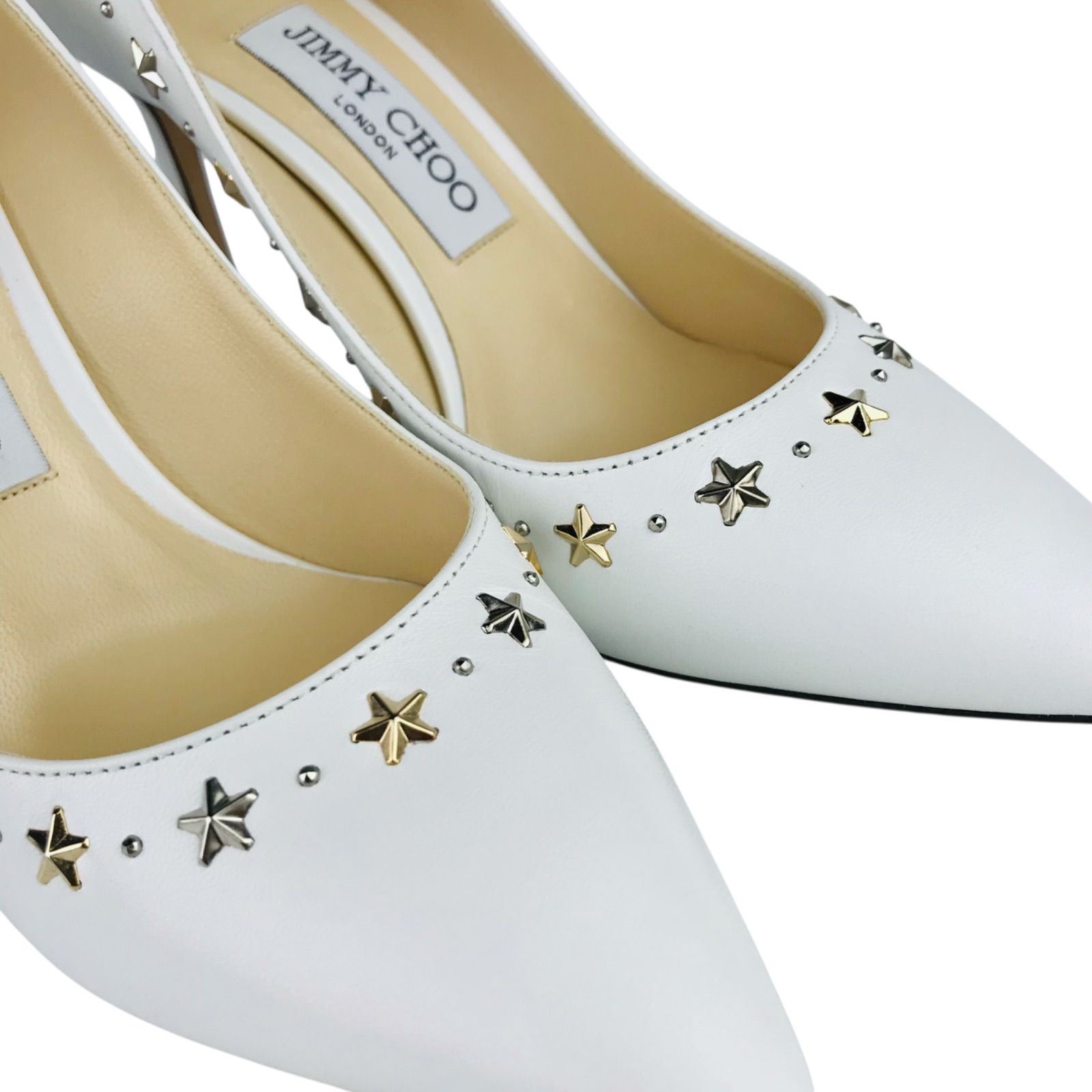 美品☆JIMMY CHOO・ジミーチュウ【ROMY】レディース レザー スター