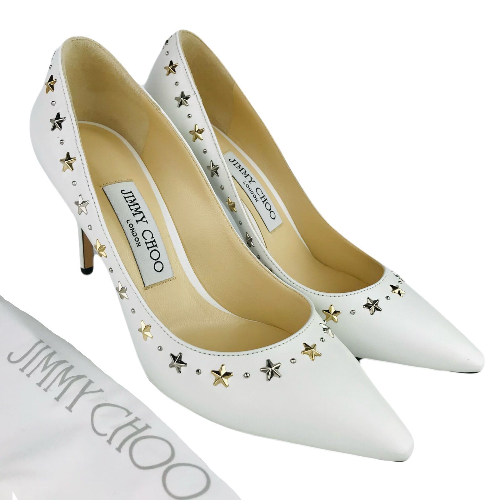 美品☆JIMMY CHOO・ジミーチュウ【ROMY】レディース レザー スター
