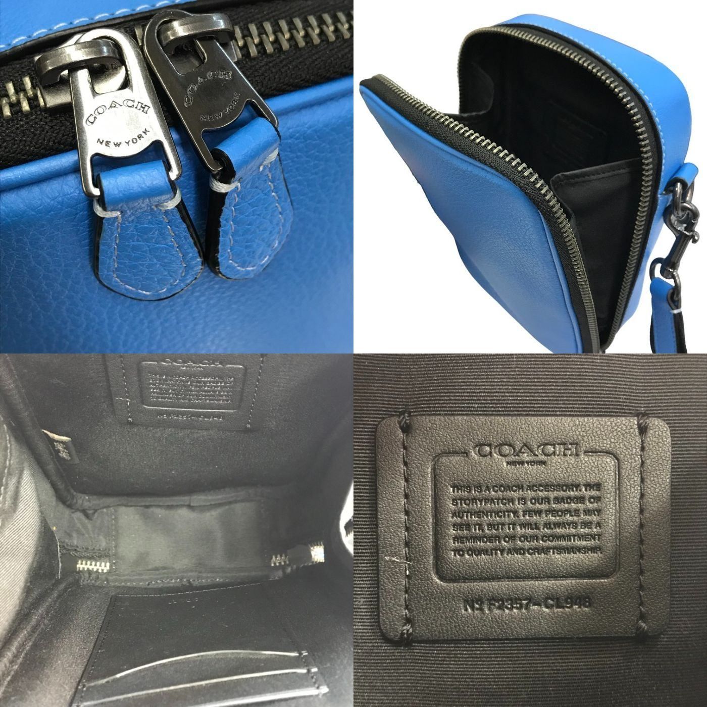■ COACH コーチ クロスボディ ショルダーバッグ レザー CL948 COACH コーチ スタントン クロスボディ ショルダーバッグ メンズ