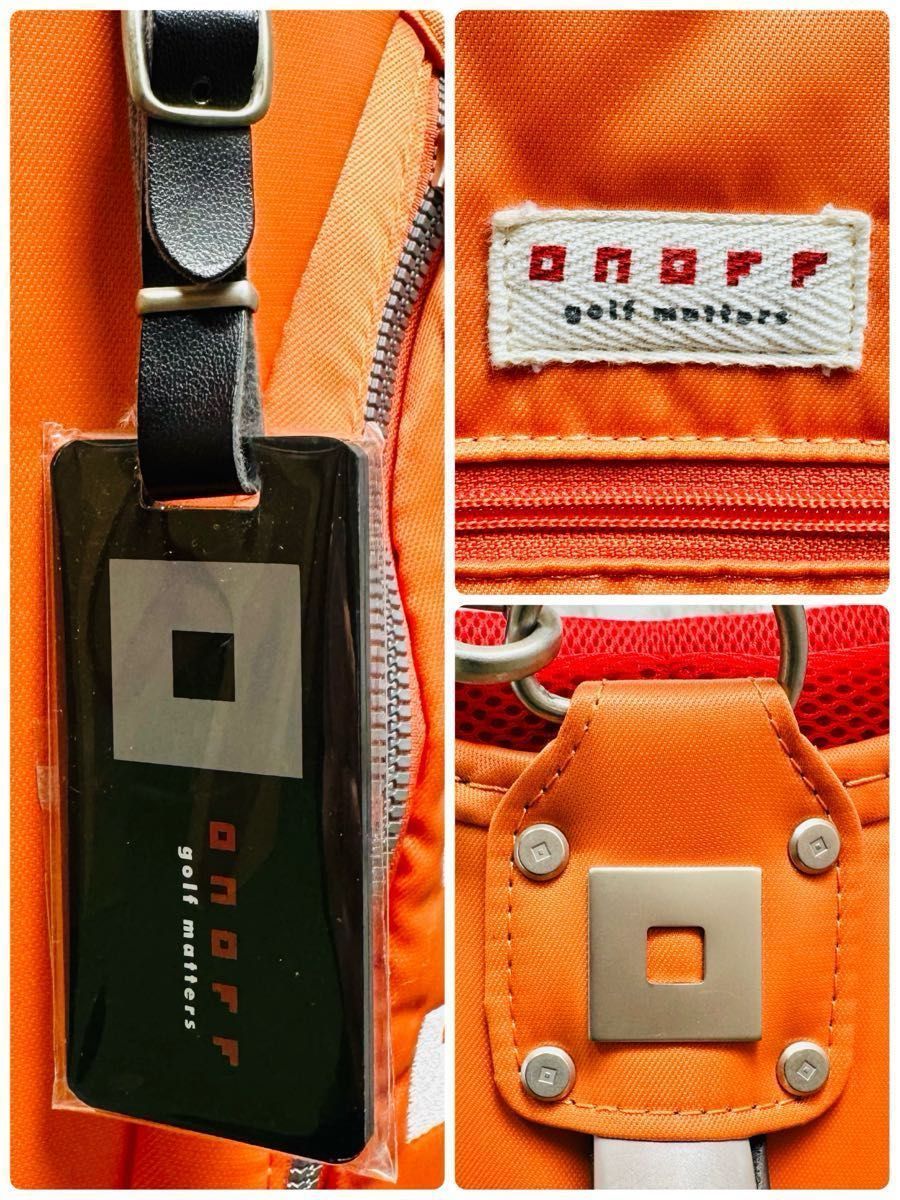 良品】グローブライド オノフ カート式 キャディバッグ オレンジ